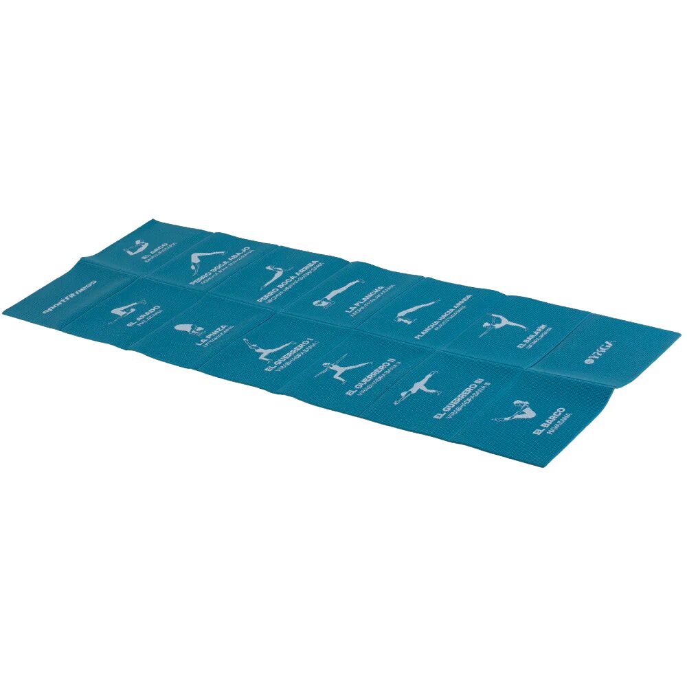 1_01 Colchoneta Para yoga Plegable Azul Claro - Image 1