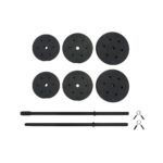 Set De Barra y Pesas De Cemento (100LB) - Image 2