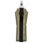Botella Para Agua Flexible Gris 500ML - Image 2