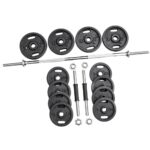KIT DE MANCUERNAS Y BARRA 1.50MTS 100LBS 400.000